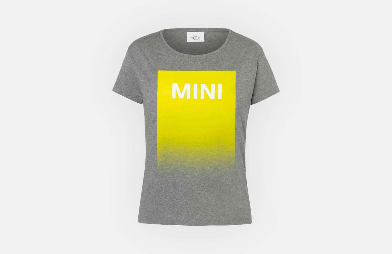 MINI Wordmark GradienteT-shirt Cinza Senhora 