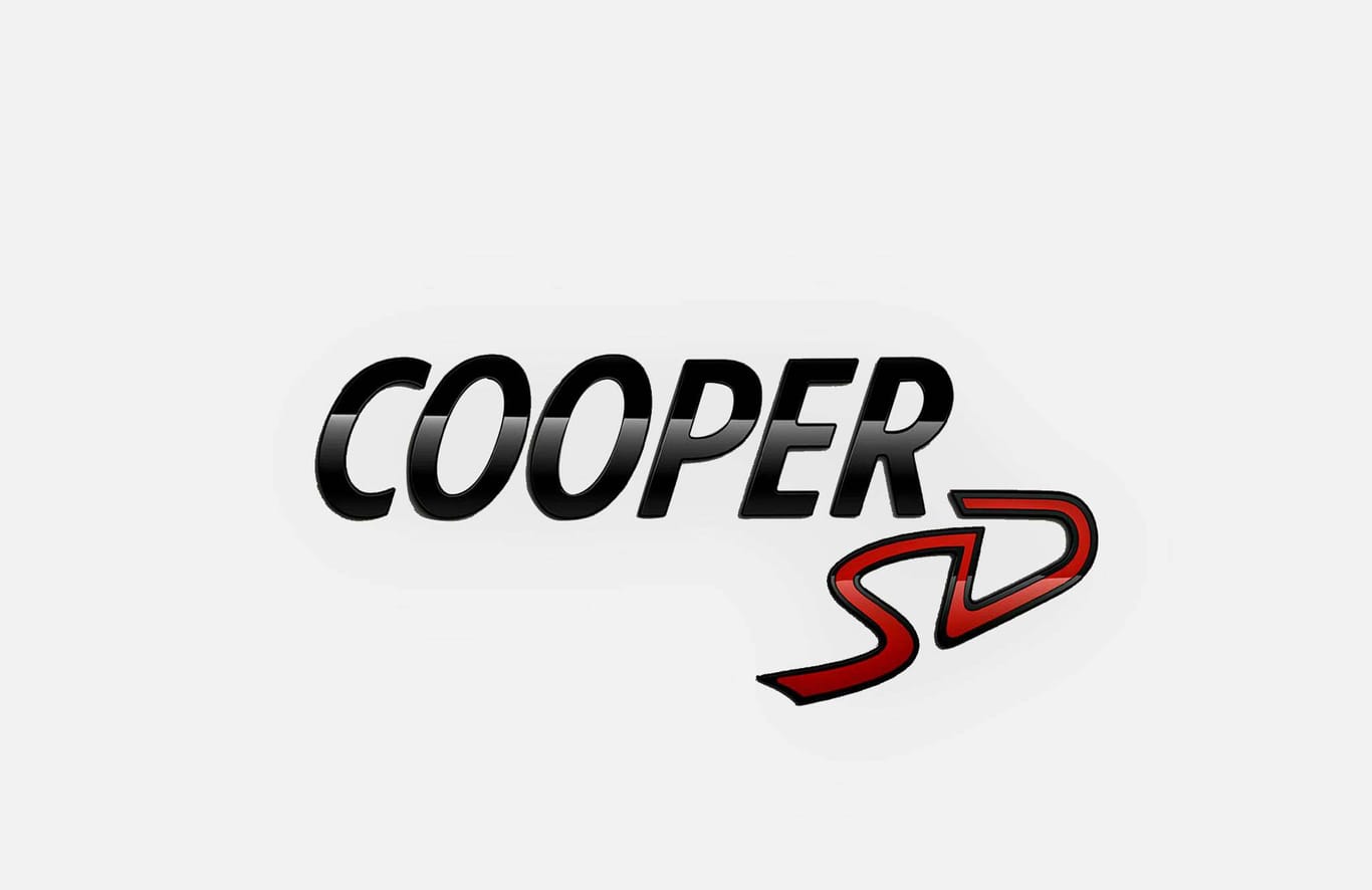 Designação ''Cooper SD'' MINI em Piano Black