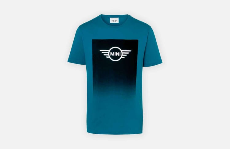 MINI Wordmark Gradiente T-shirt Para Homem Azul