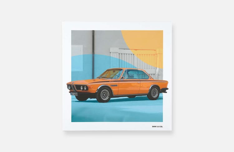BMW Classic Canvas Art Print BMW 3.0 CSL