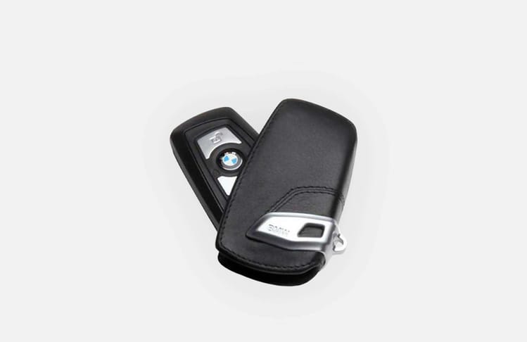 Estojo porta-chaves BMW Preto/Prata