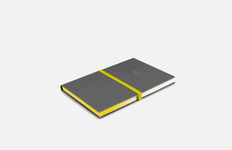MINI Gradient Notebook Cinza